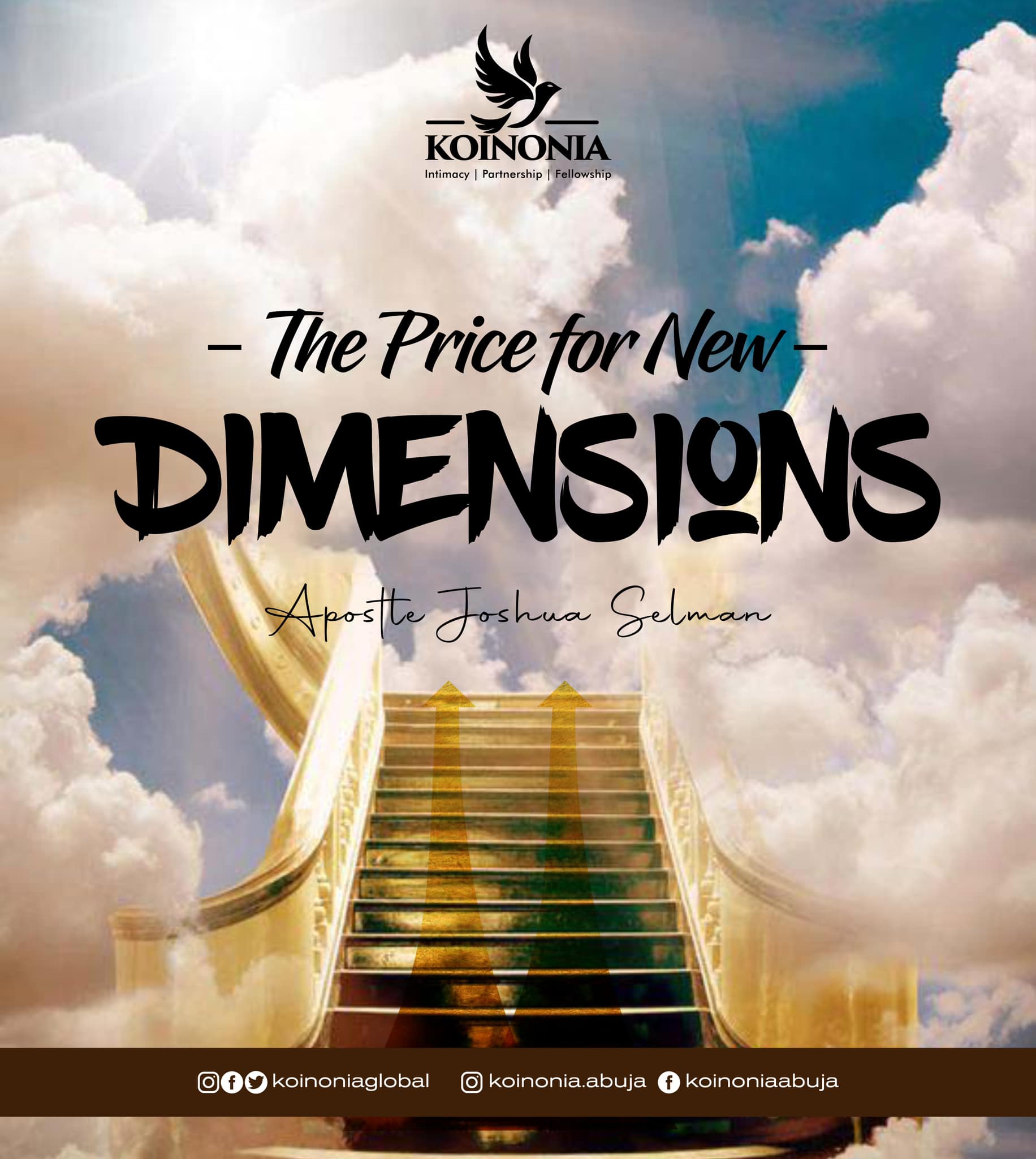 THE PRICE FOR NEW DIMENSIONS by Apostle Joshua Selman (Mp3 Download)