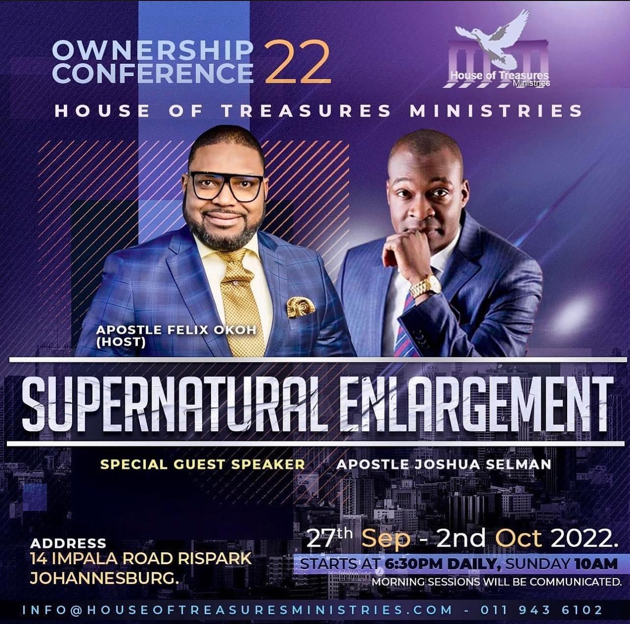 [MP3 DOWNLOAD] Miracle Service – Ownership Conference 2022 – Apostle Joshua Selman