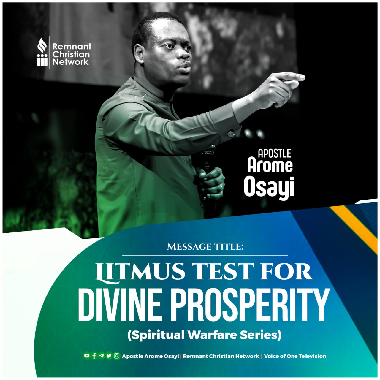 (Download MP3) Litmus Test for Divine Prosperity – Apostle Arome Osayi